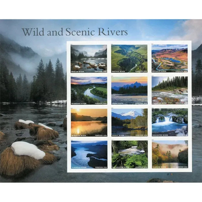 2019 Wild And Scenic Rivers Forever First Class Postage Stamps