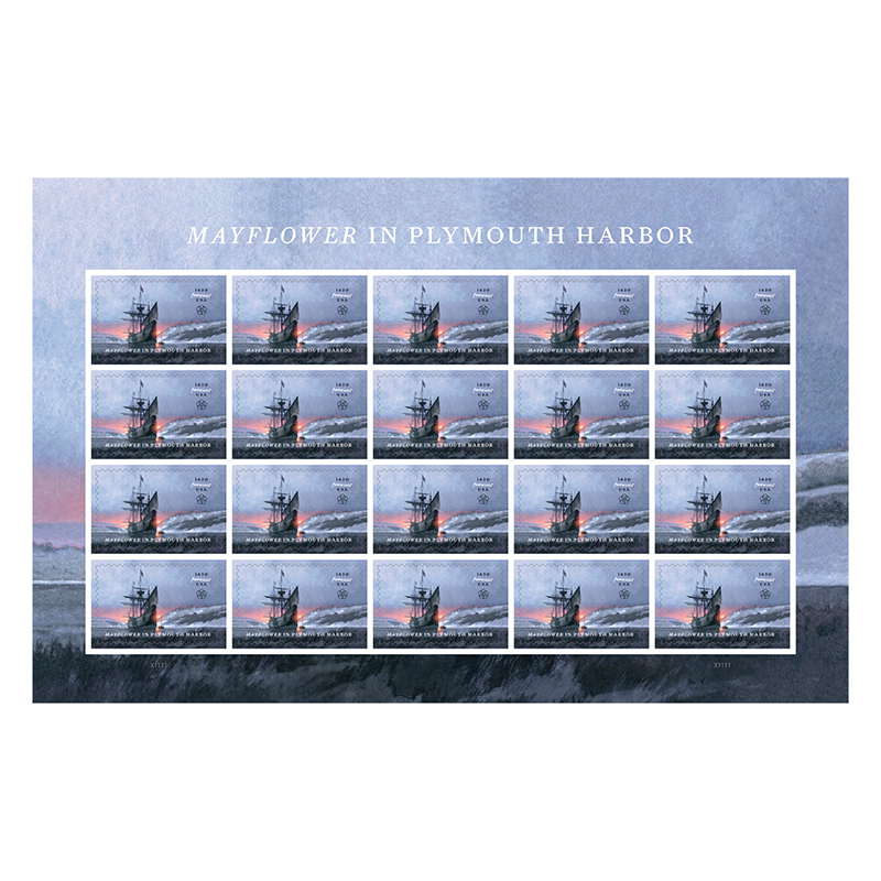 2020 Mayflower in Plymouth Harbor Forever First Class Postage Stamps