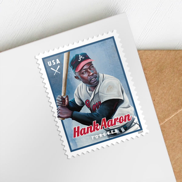 2024 Hank Aaron Stamps Forever First Class Postage Stamps