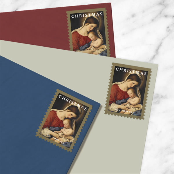 2024 Christmas Madonna and Child Forever First Class Postage Stamps