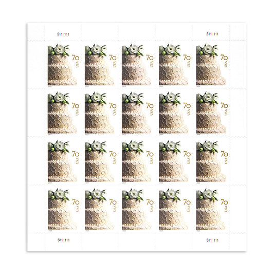 2014 Wedding Series: Wedding Cake Forever First Class Postage Stamps